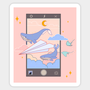 Whale Sticker